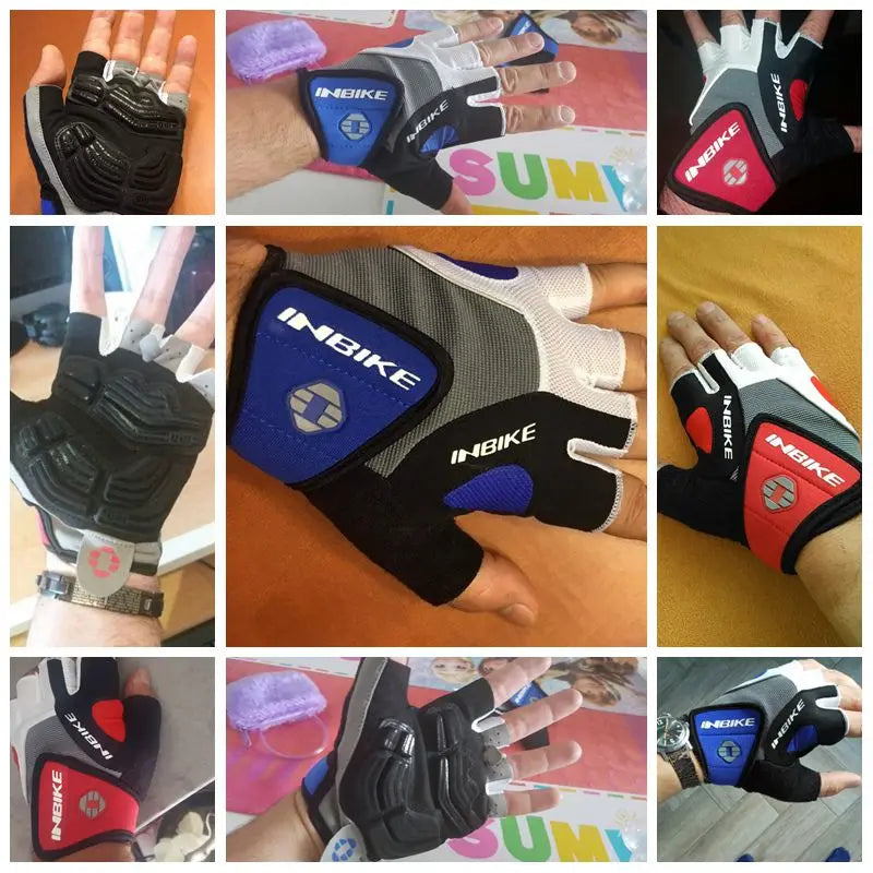 INBIKE Half-Finger Cycling Gloves with Gel Padding