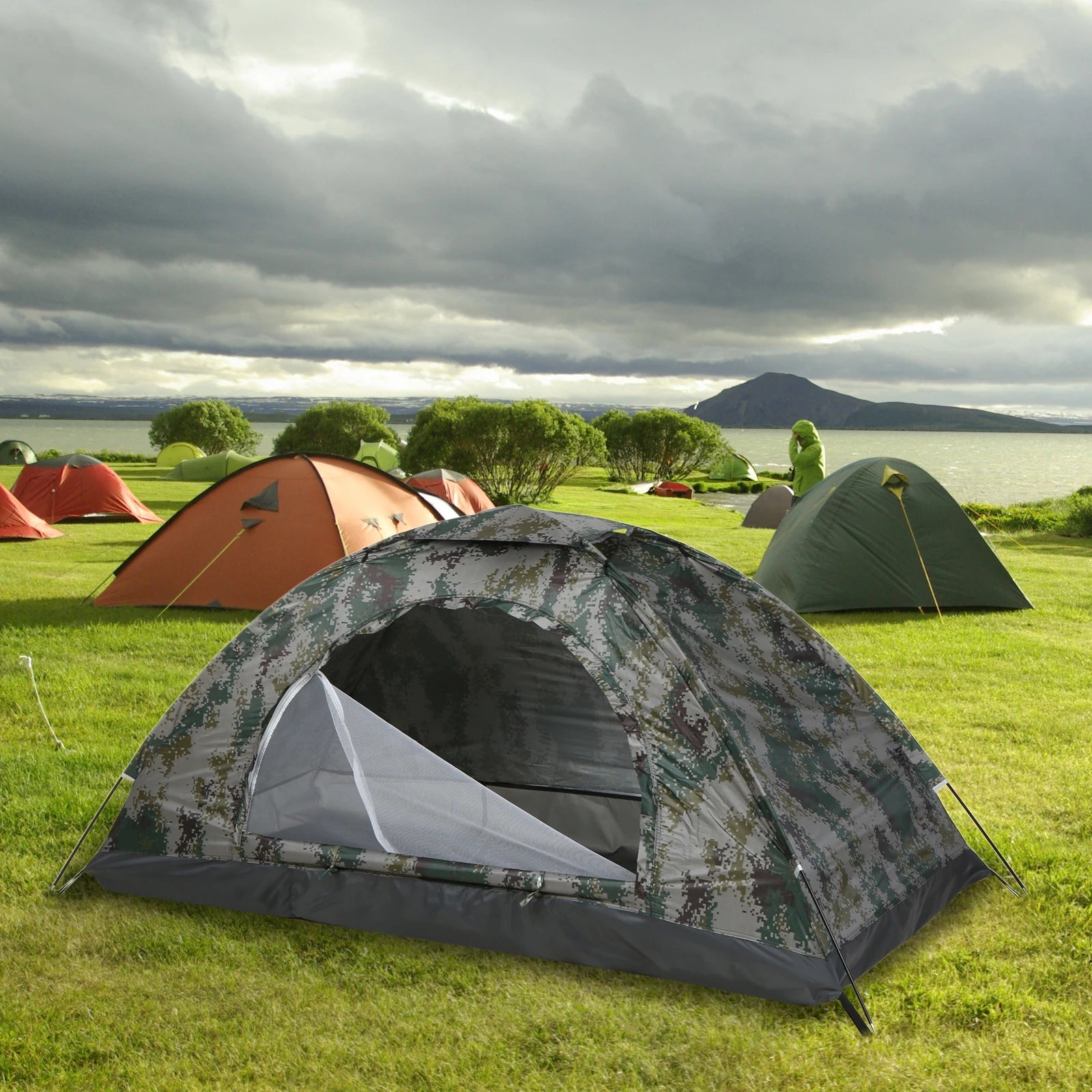 Tomshoo Ultralight 1‑2‑Person UPF 30+ Camping Tent