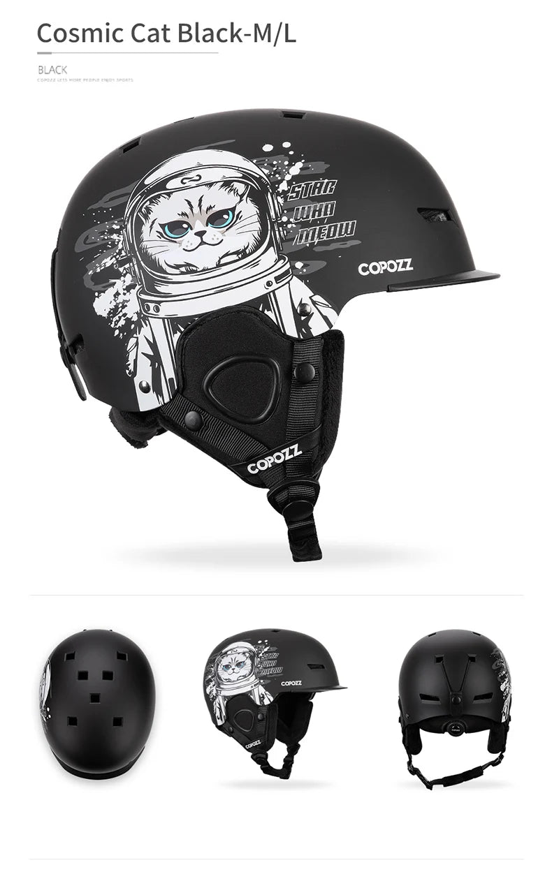 COPOZZ Unisex Anti-Impact Ski & Snowboard Helmet