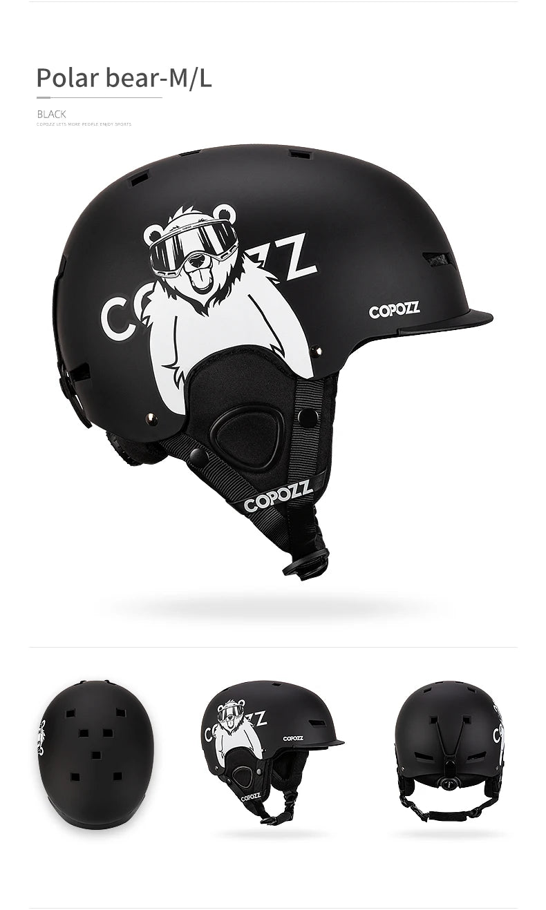 COPOZZ Unisex Anti-Impact Ski & Snowboard Helmet