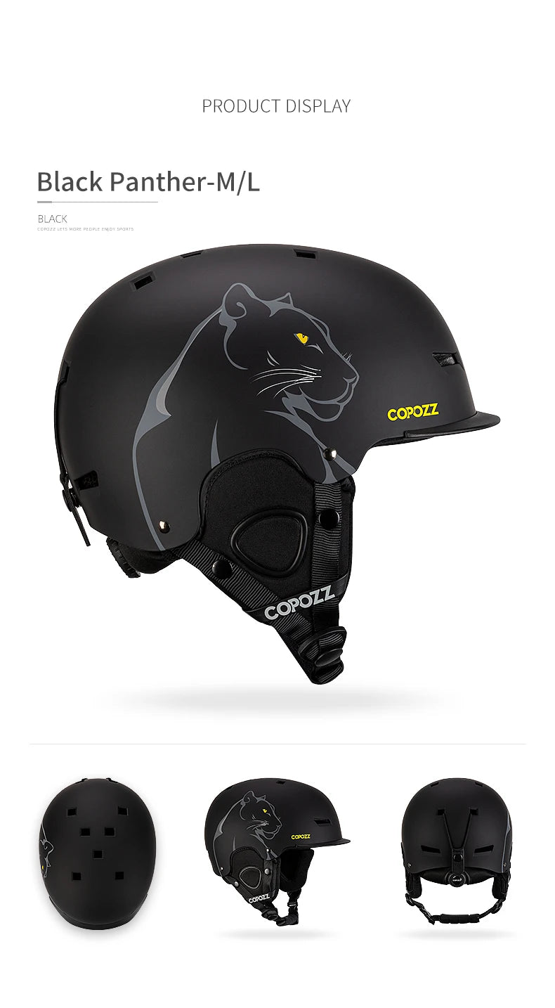 COPOZZ Unisex Anti-Impact Ski & Snowboard Helmet