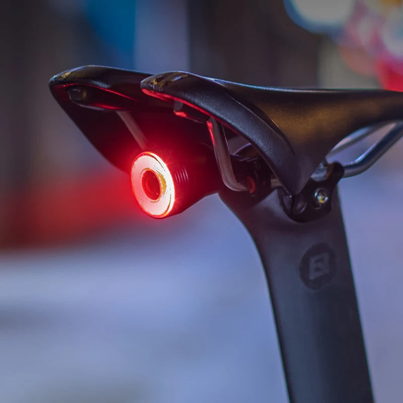 ROCKBROS Q5 Smart Brake-Sensing Bike with IPX6 Waterproof LED Rear Light