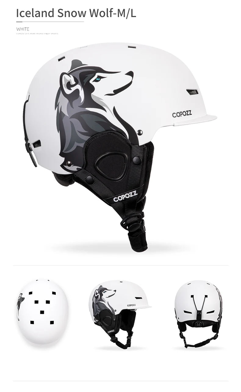 COPOZZ Unisex Anti-Impact Ski & Snowboard Helmet