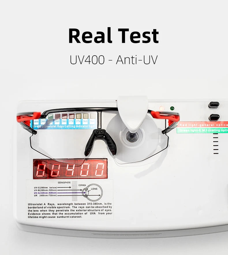 ROCKBROS Photochromic Cycling Glasses – UV400 Polarized Bike Eyewear