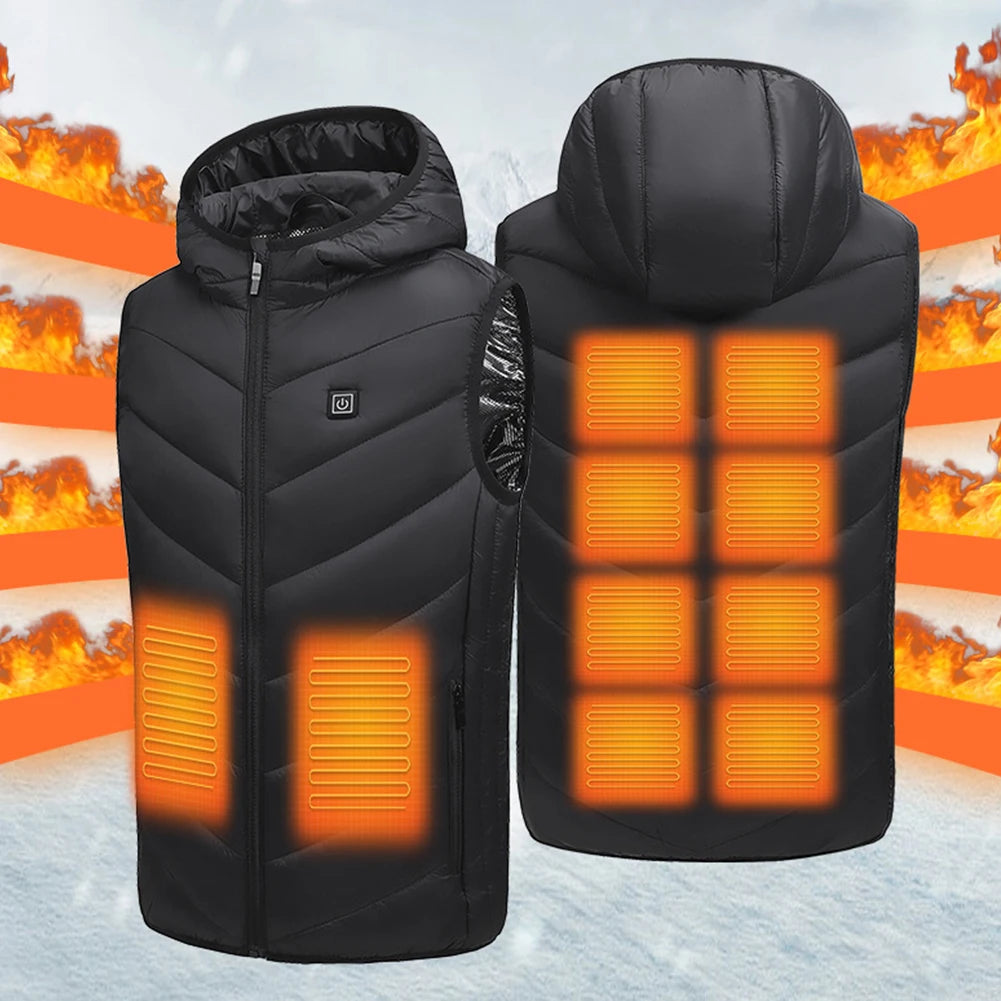 Unisex Heated Pants and Vests – 10-Zone Electric Trousers, Waterproof with 3 Heat Settings