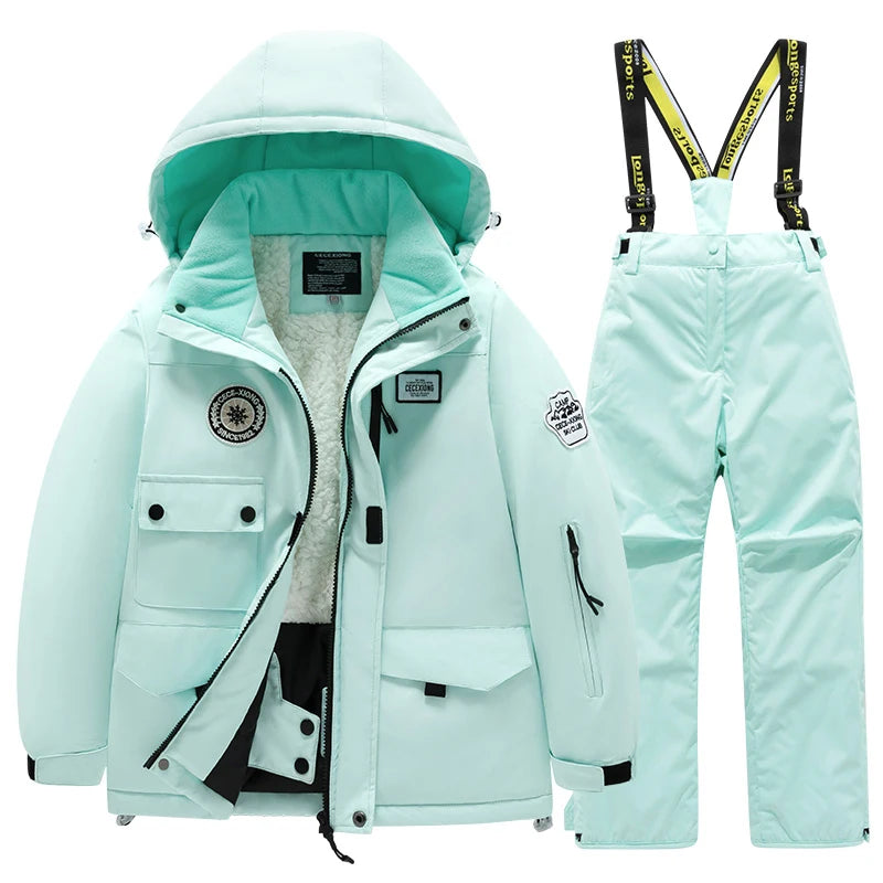 Waterproof Winter Ski Suit for Kids