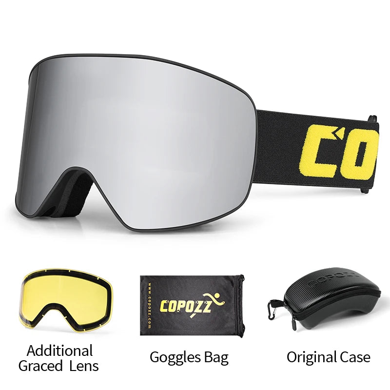 Anti-Fog Pro Ski & Snowboard Goggles