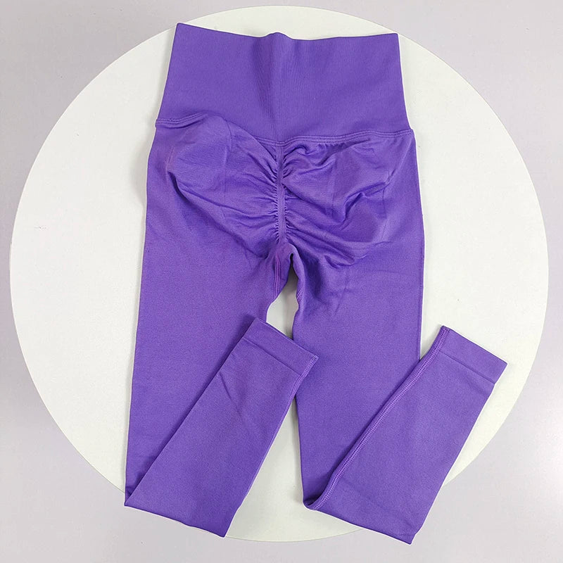 Seamless High-Waist Yoga Leggings for Women