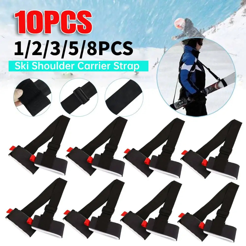 Adjustable Ski & Snowboard Carrier Strap for Adults & Kids