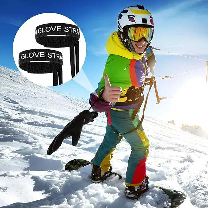 Elastic Glove Wrist Leash for Skiing, Snowboarding & Mountaineering