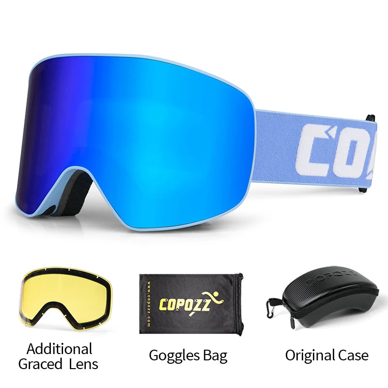 Anti-Fog Pro Ski & Snowboard Goggles
