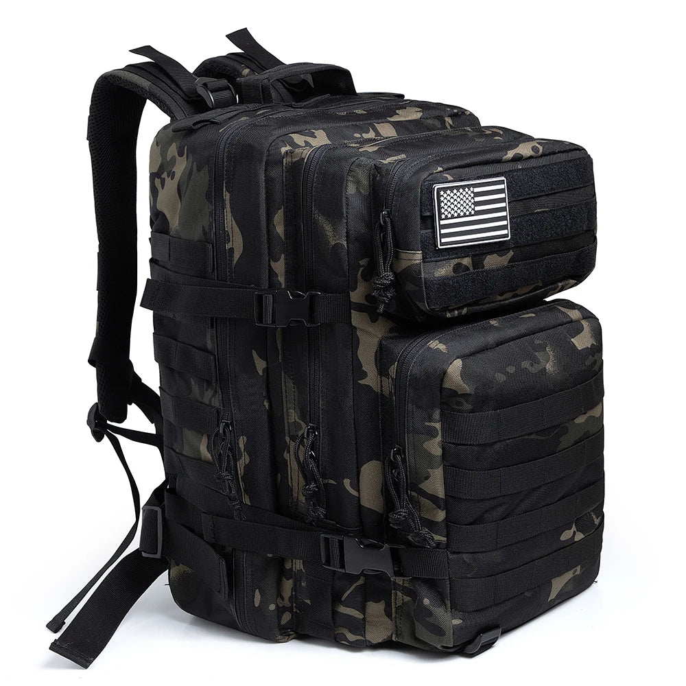 45L Tactical MOLLE Backpack for Camping, Trekking & Outdoor Use