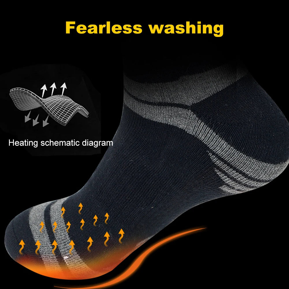Unisex Rechargeable Heated Thermal Socks – Thickened & Washable