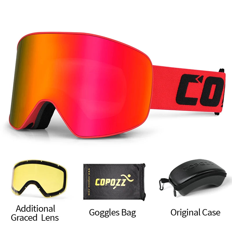Anti-Fog Pro Ski & Snowboard Goggles