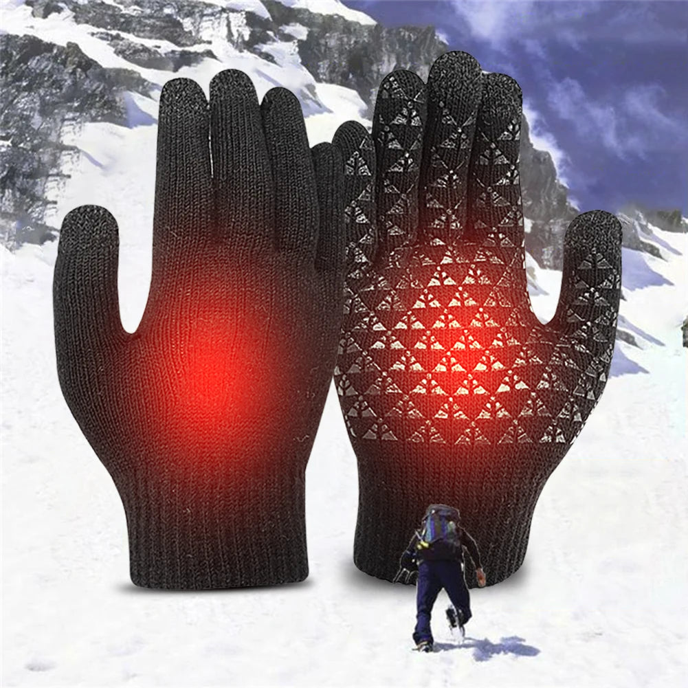 Rechargeable Winter Heated Touchscreen Friendly Gloves