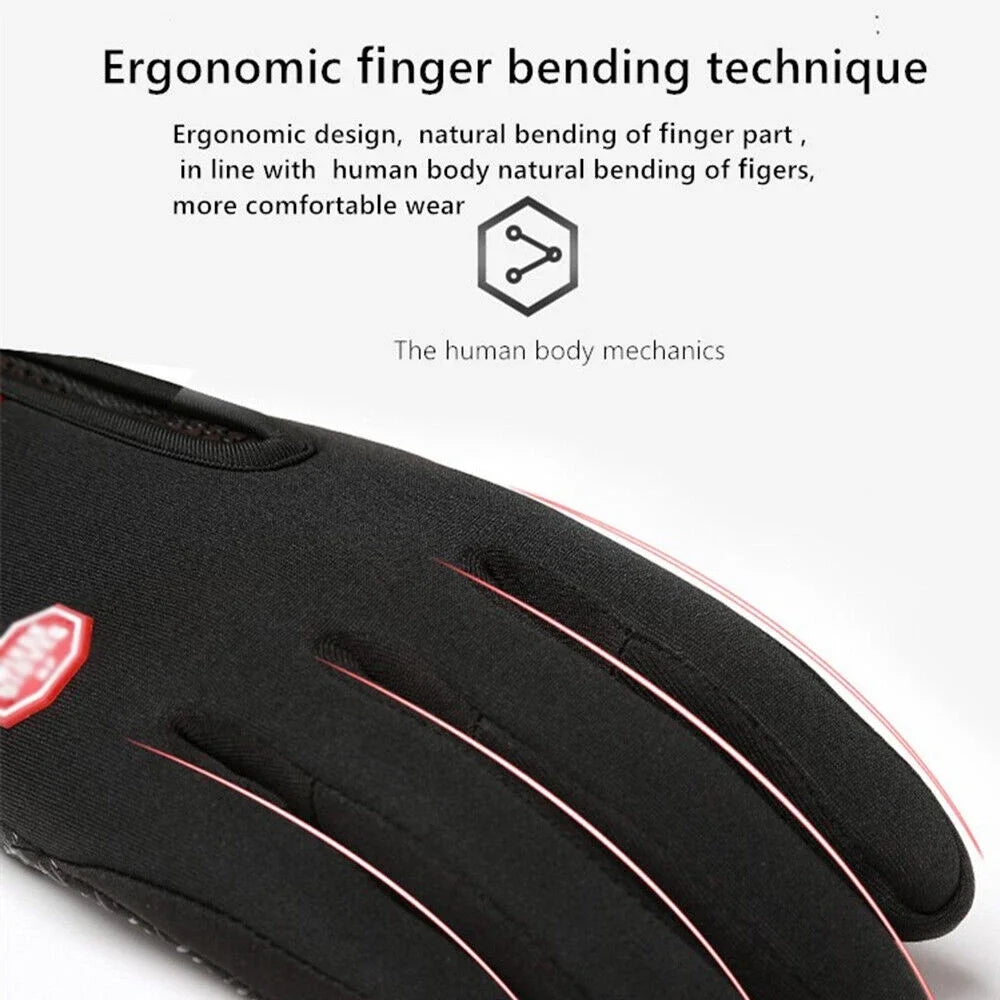 Winter Thermal Touchscreen Gloves – Windproof & Non-Slip