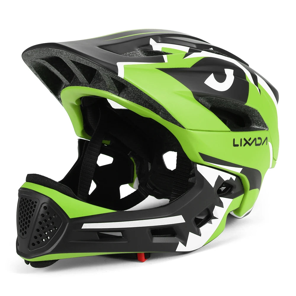 Kids Detachable Full-Face Bike Helmet – Multi-Sport Protection