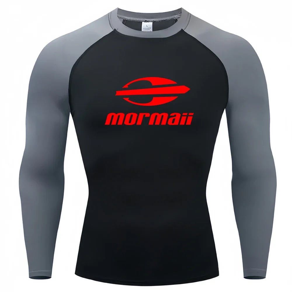 Men’s UV Protection Long Sleeve Rash Guard for Surf & Swim