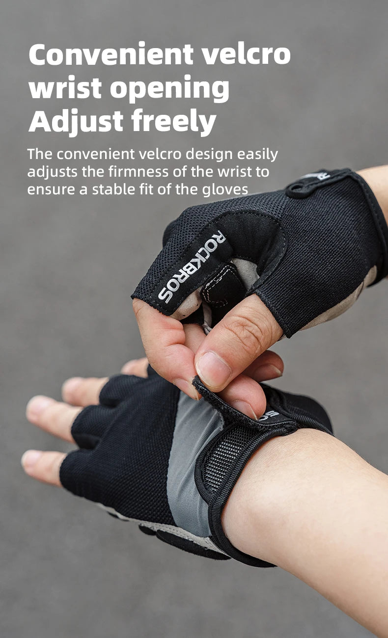 ROCKBROS Half-Finger Cycling Gloves for Men & Women
