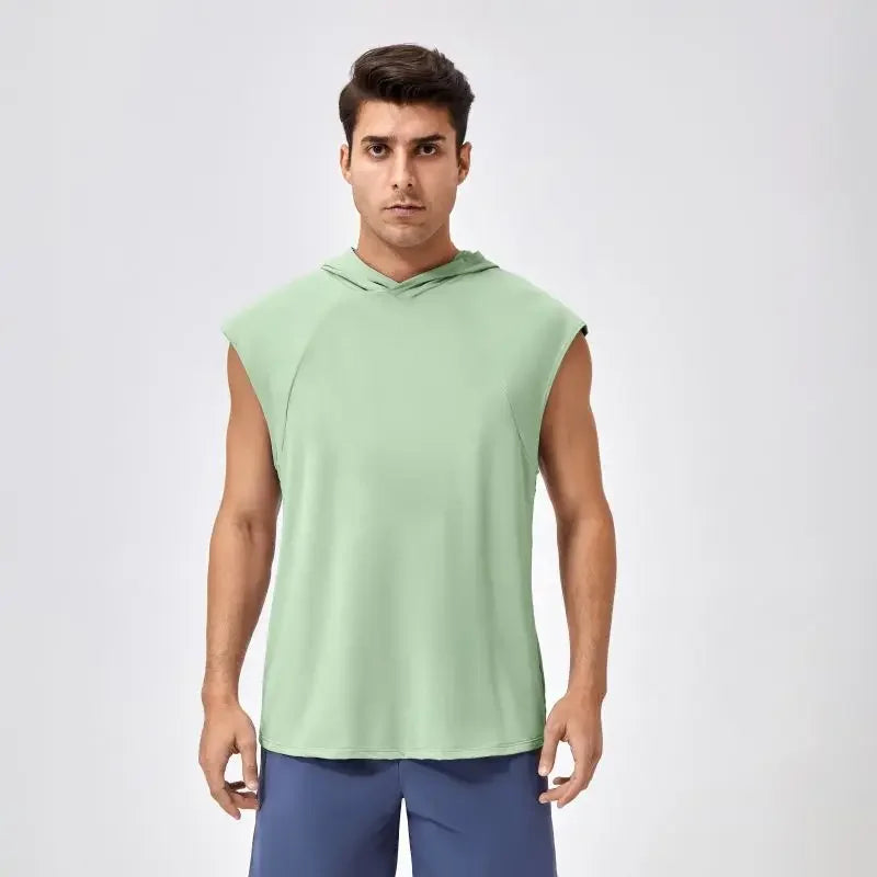 Quick-Dry Hooded Tank Top for Gym