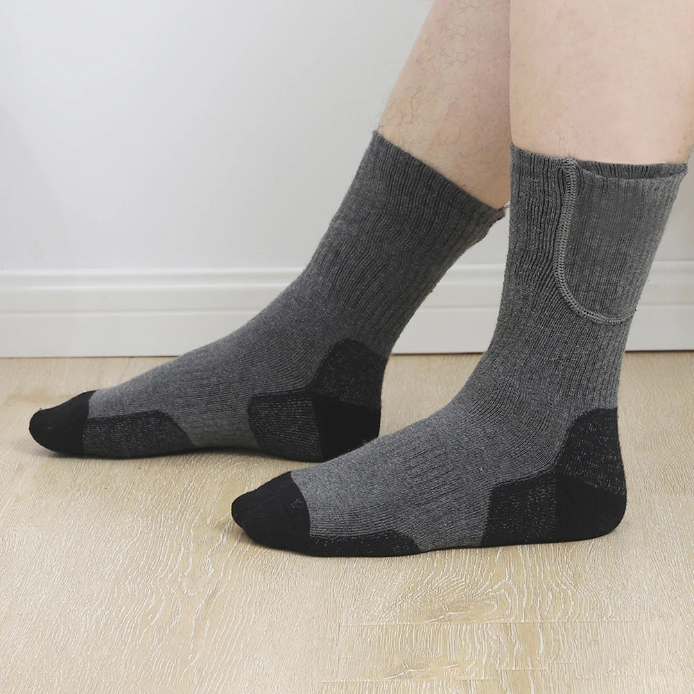 Unisex Rechargeable Heated Thermal Socks – Thickened & Washable