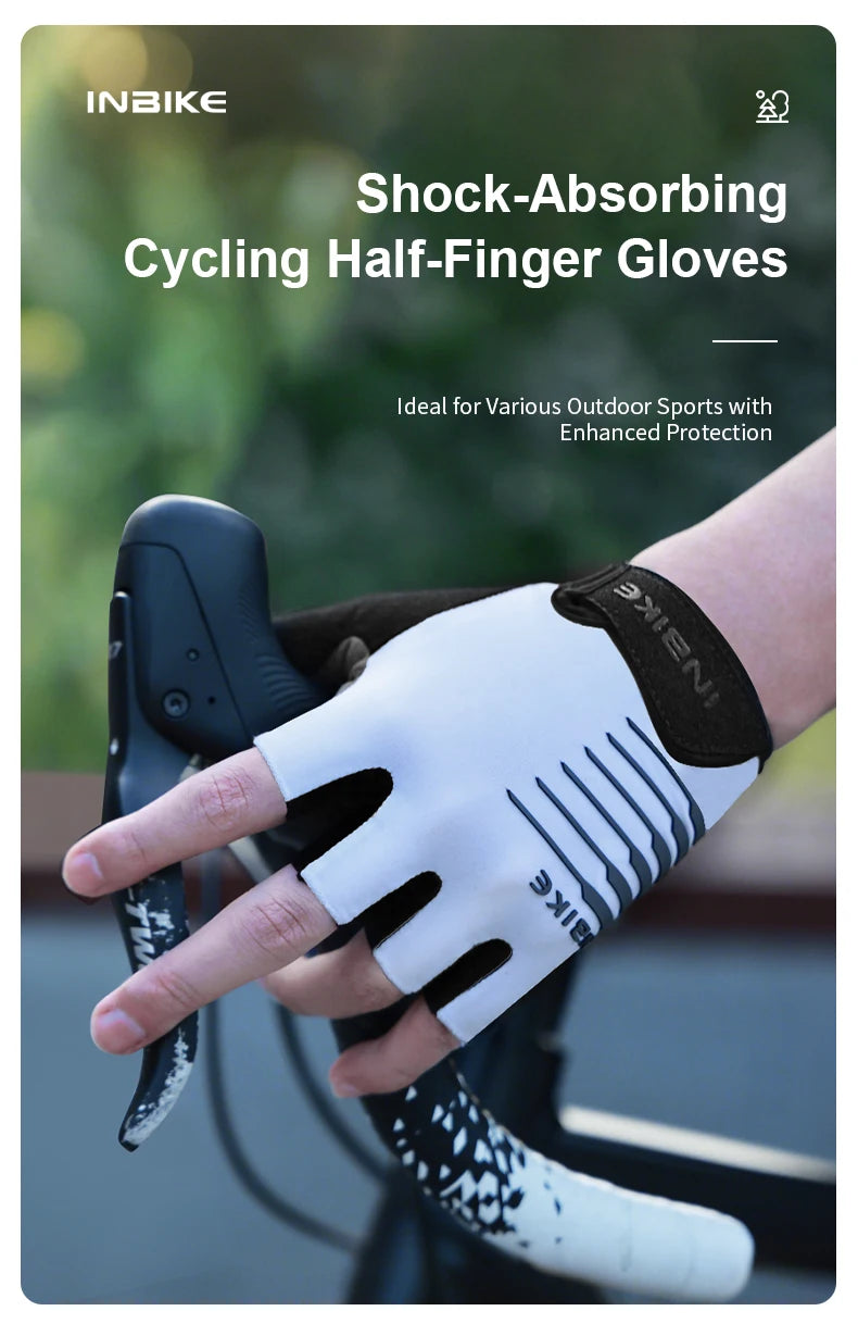 INBIKE Half-Finger Cycling Gloves with Gel Padding