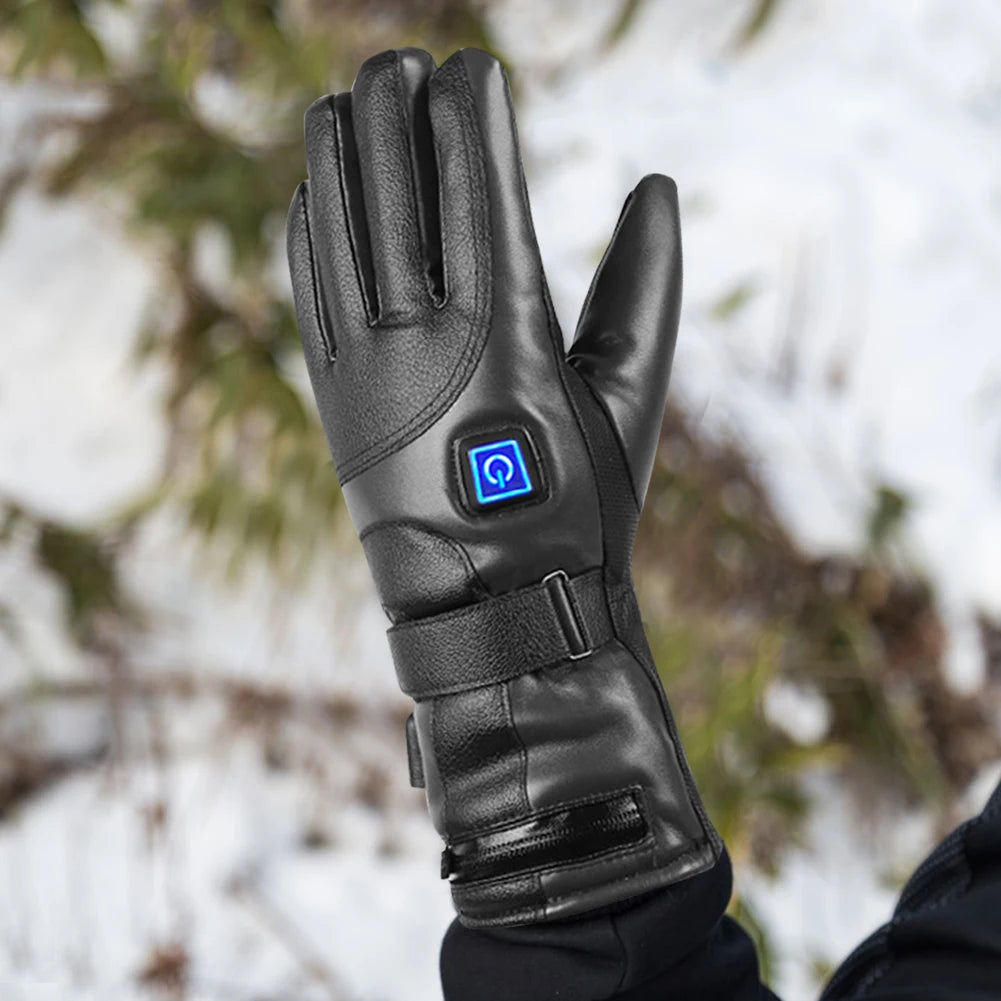 Rechargeable Heated Winter Gloves with 3 Heat Levels