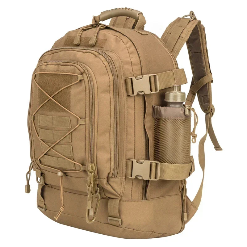 LQARMY 60L Tactical MOLLE Military Backpack for Outdoor, Hiking & Travel