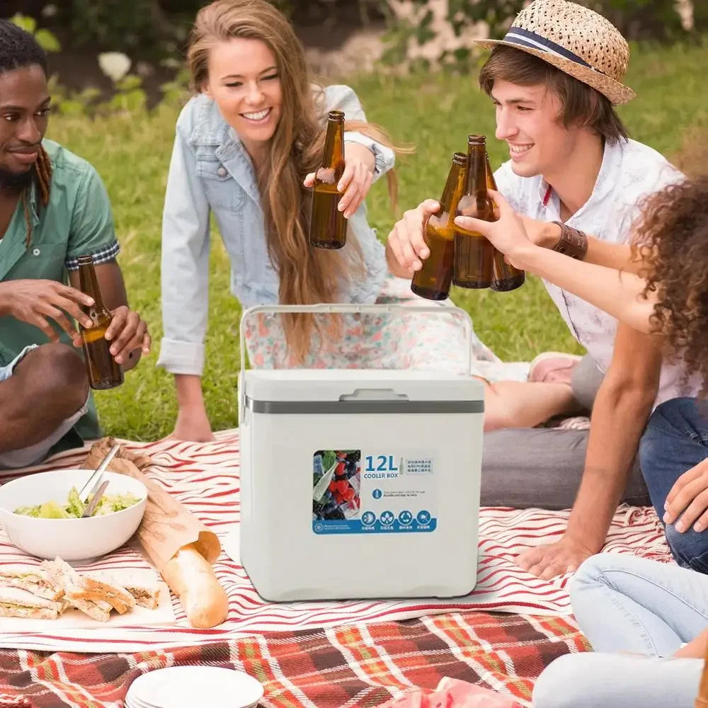 Portable Cooler Box for Camping, BBQ, Car & Picnic Use (5L/6L/12L)