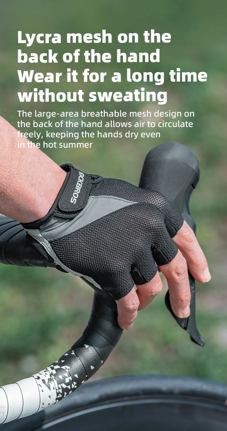 ROCKBROS Half-Finger Cycling Gloves for Men & Women