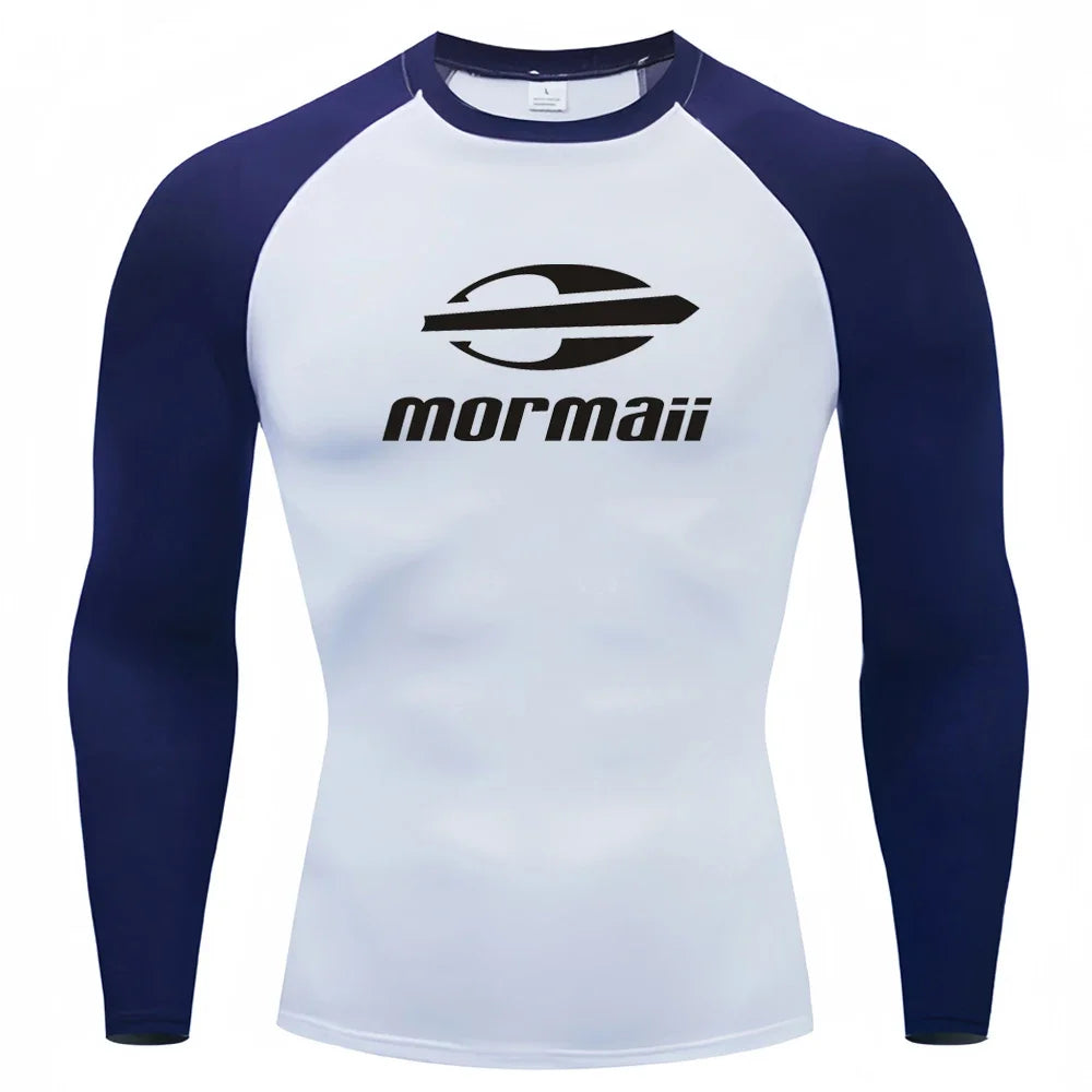Men’s UV Protection Long Sleeve Rash Guard for Surf & Swim