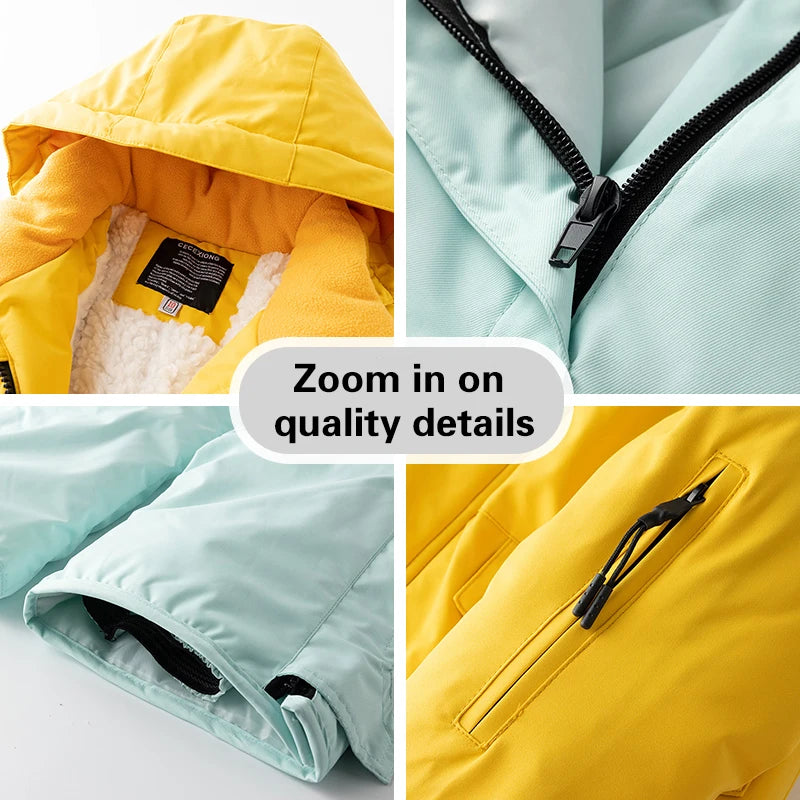 Waterproof Winter Ski Suit for Kids