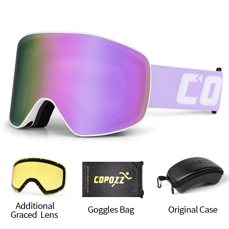 Anti-Fog Pro Ski & Snowboard Goggles