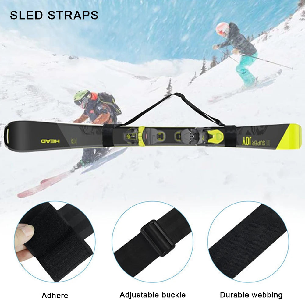 Adjustable Ski & Snowboard Carrier Strap for Adults & Kids