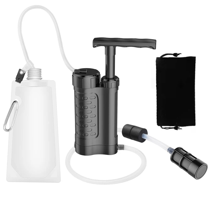 Portable Water Purifier Pump with 0.01 Micron Filtration System