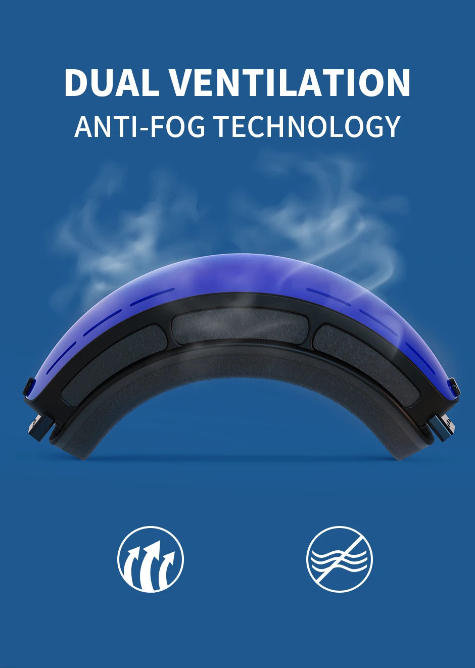 NATFIRE UV400 Anti-Fog Ski & Snowboard Goggles