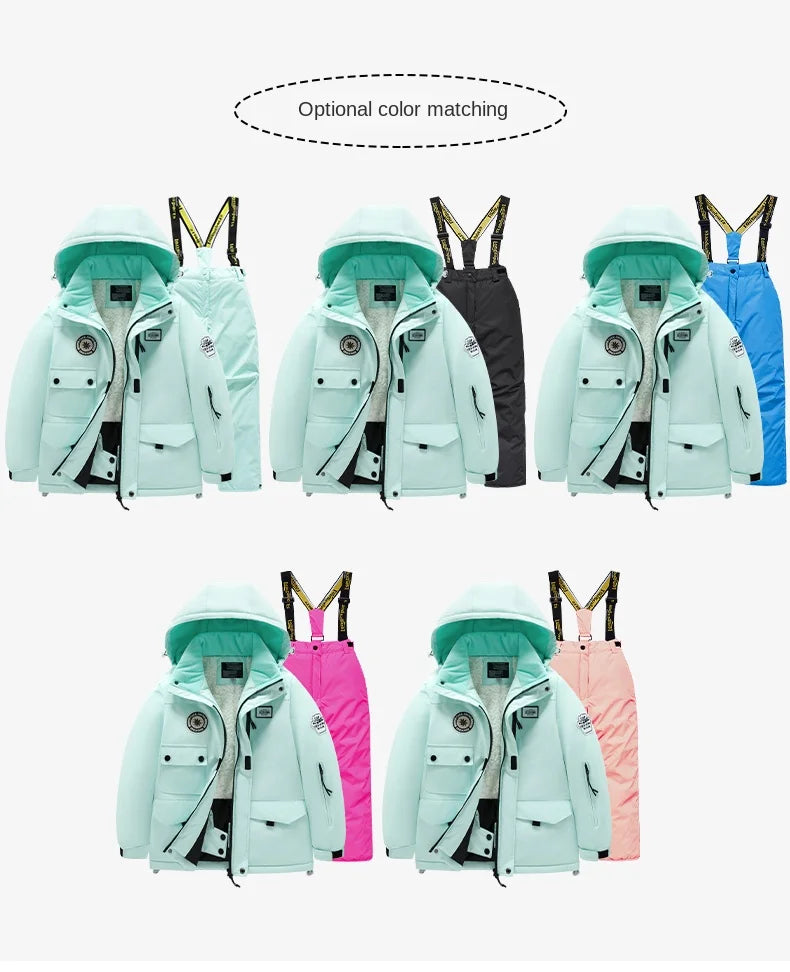 Waterproof Winter Ski Suit for Kids