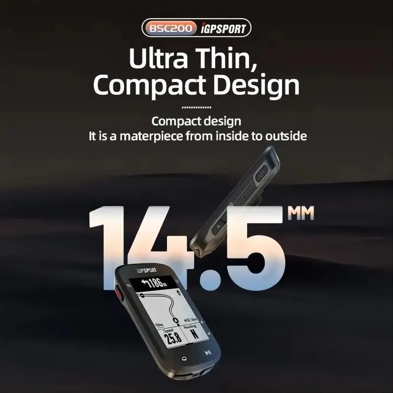 iGPSPORT BSC200 GPS Wireless Cycling Speedometer with ANT+ & Bluetooth 5.0