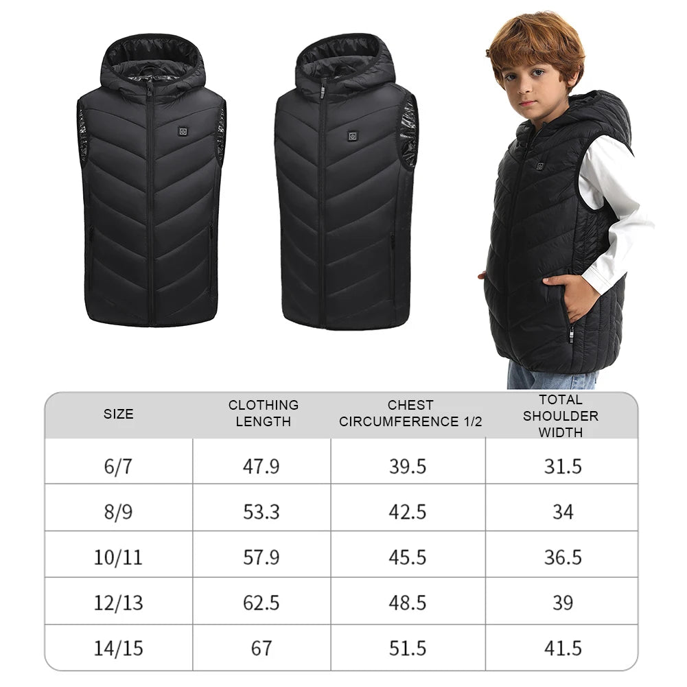 Unisex Heated Pants and Vests – 10-Zone Electric Trousers, Waterproof with 3 Heat Settings