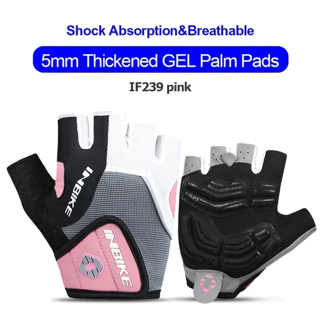 INBIKE Half-Finger Cycling Gloves with Gel Padding
