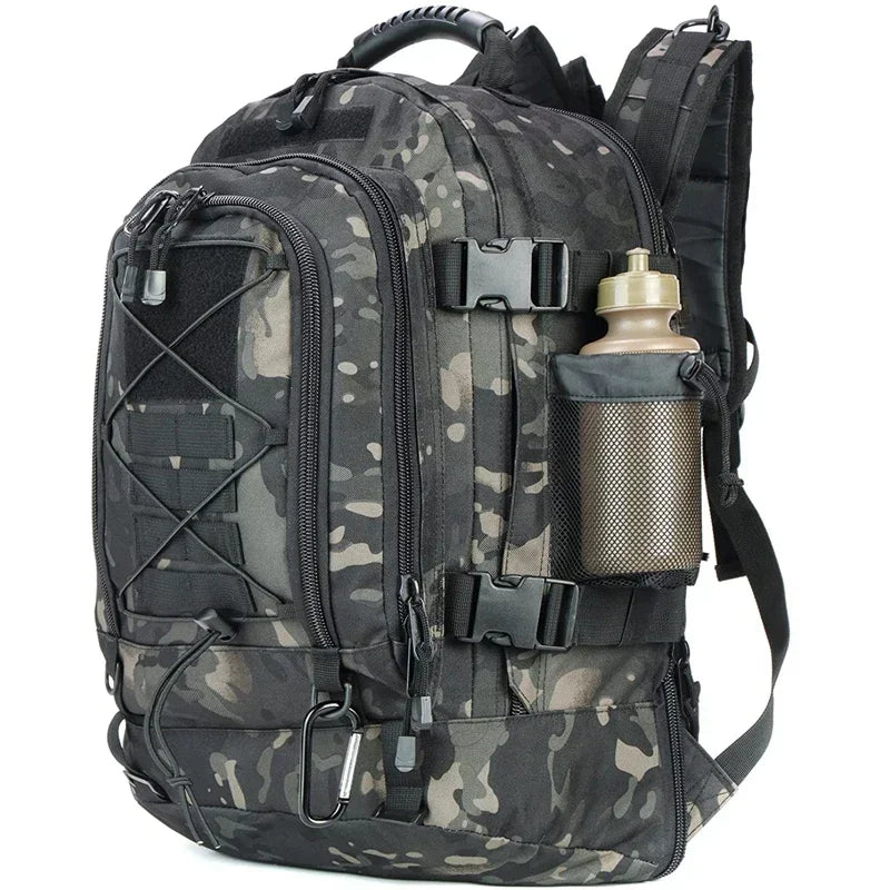 LQARMY 60L Tactical MOLLE Military Backpack for Outdoor, Hiking & Travel