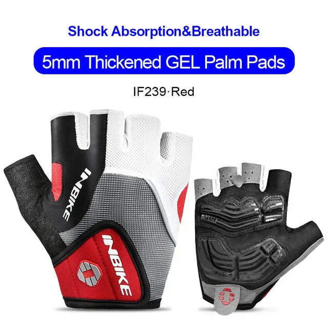 INBIKE Half-Finger Cycling Gloves with Gel Padding