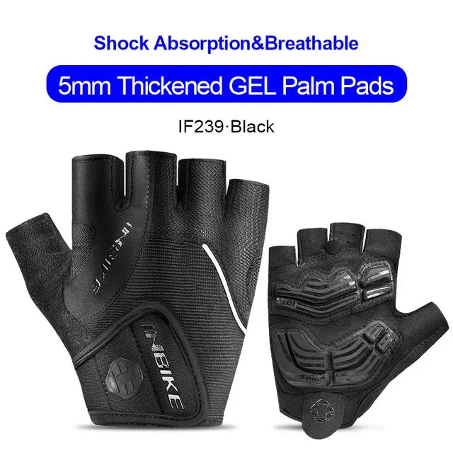 INBIKE Half-Finger Cycling Gloves with Gel Padding