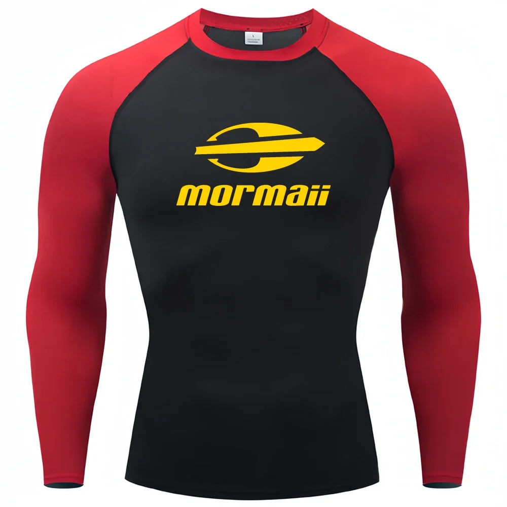 Men’s UV Protection Long Sleeve Rash Guard for Surf & Swim
