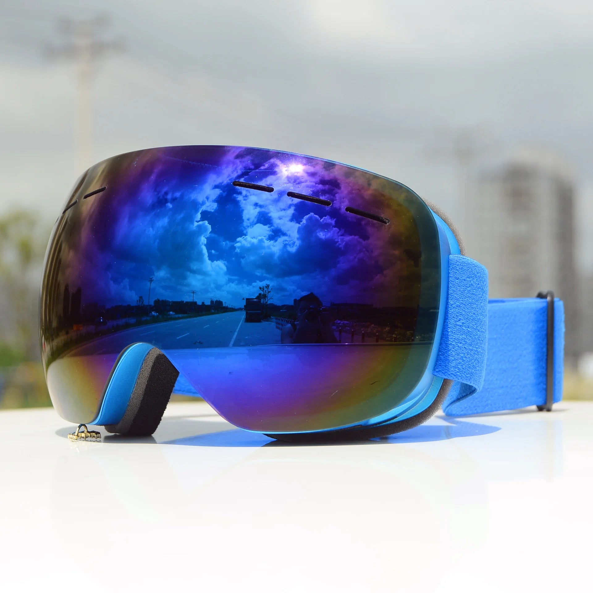Double-Lens Anti-Fog Ski & Snowboard Goggles for Men & Women