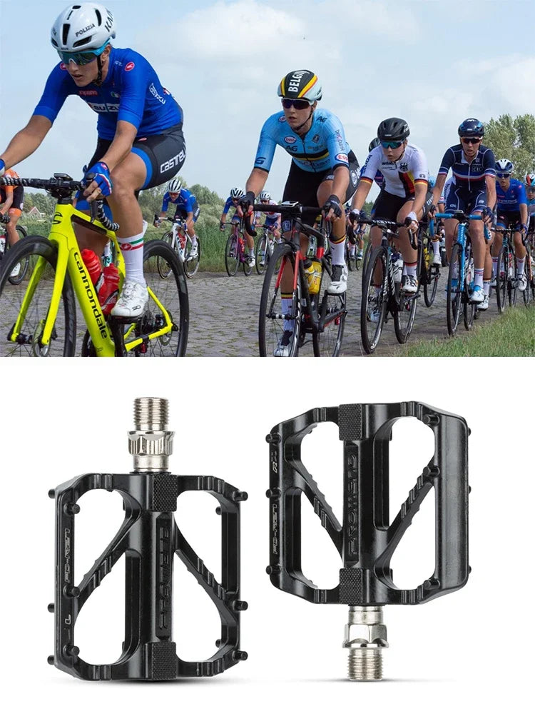 R27 Road Bike Pedals – Lightweight Non-Slip Platform with DU Bearings