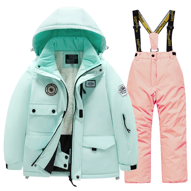 Waterproof Winter Ski Suit for Kids