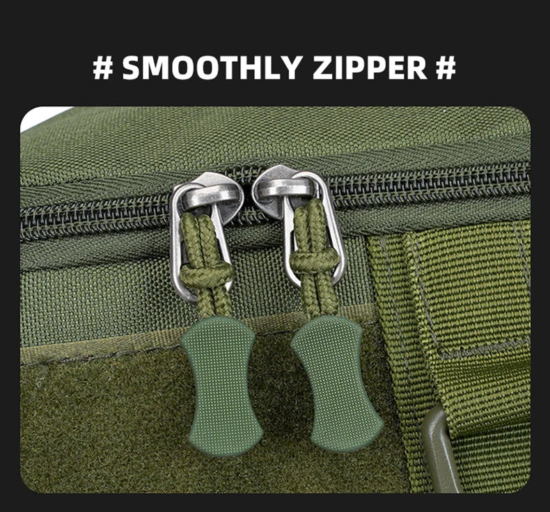 Tactical Fishing Backpack with Rod Holders & MOLLE System