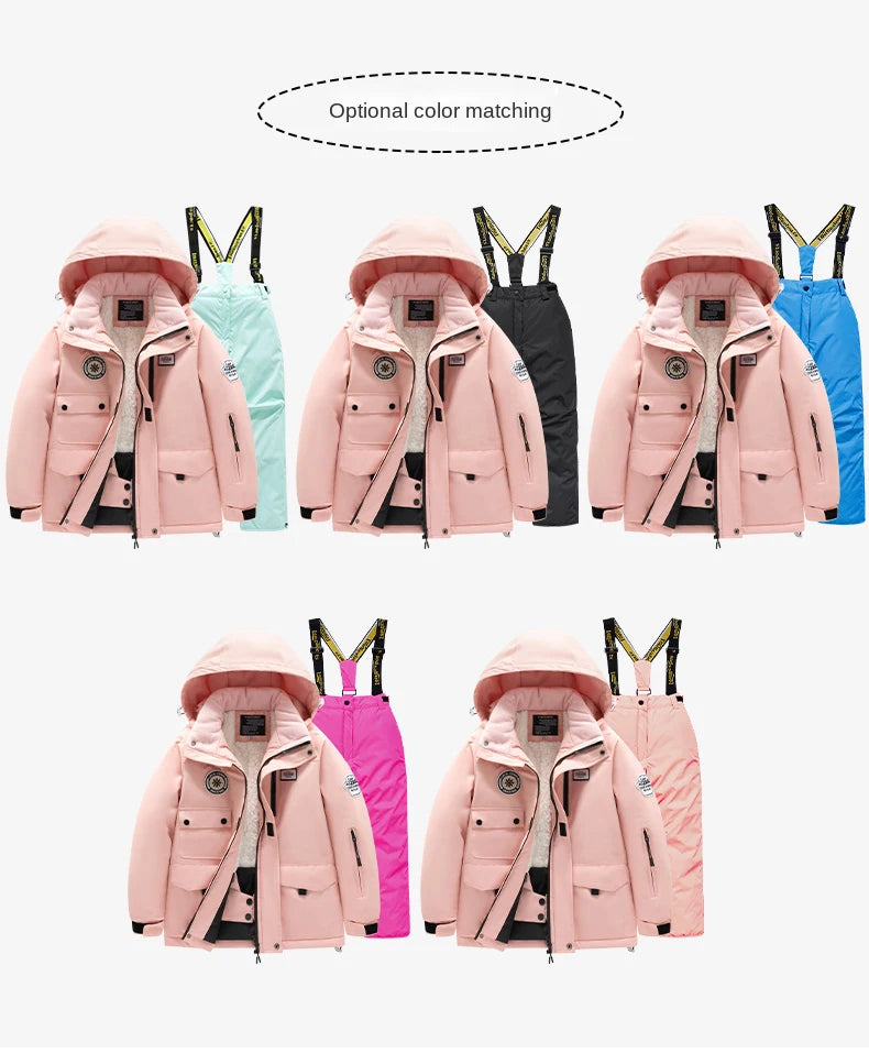 Waterproof Winter Ski Suit for Kids