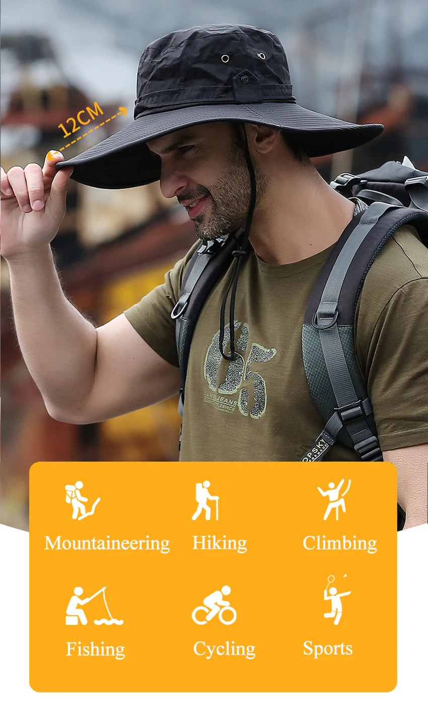 UV Mesh Bucket Hat with Wide Brim (2025)